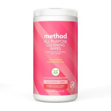 METHOD Wipes, Cleaning, Grapfruit, 70 MTH318044